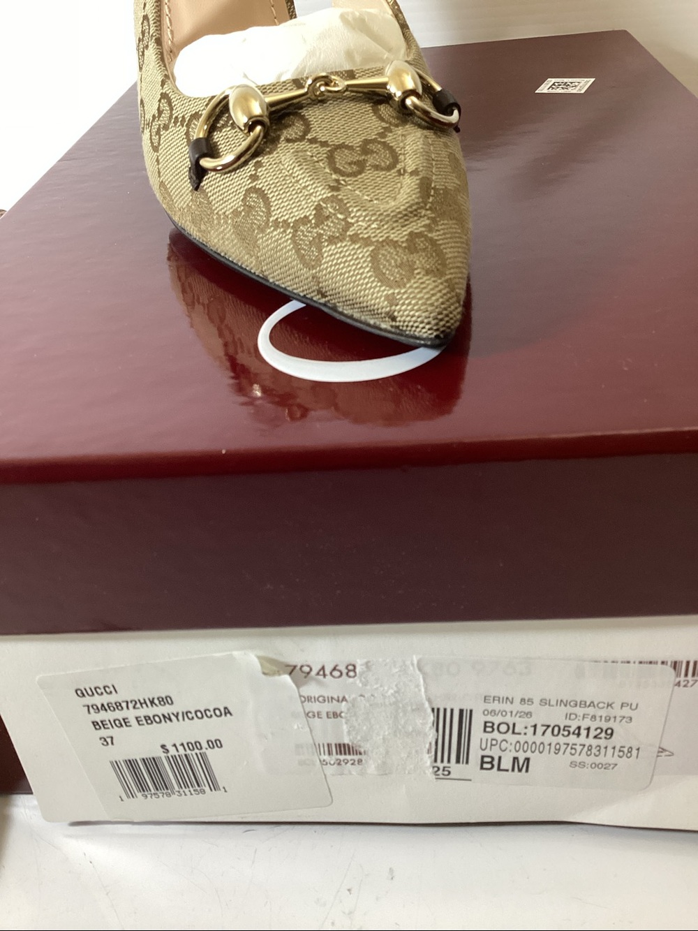 Gucci
Women's Horsebit Slingback Pumps - Picture 16 of 16
